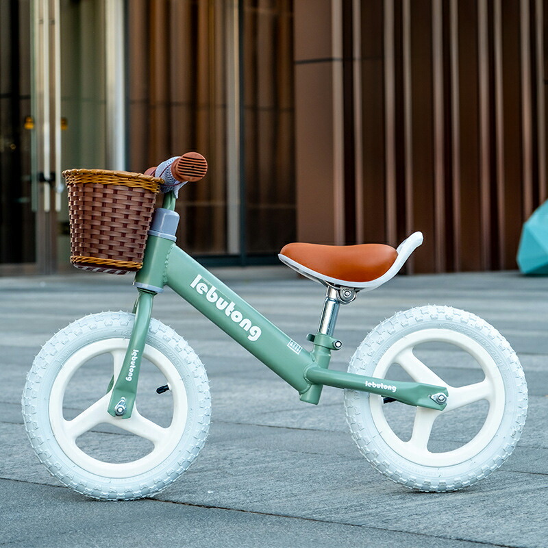 ＼10倍ポイント／キッズバイク キックバイク スタンド付き トレーニングバイク ノーペダル ノーパンクタイヤ ランニングバイク パンクしない サドル ハンドル 高さ調整 2歳～ 軽量 耐荷重30kg 身長 80 90 100 110 120