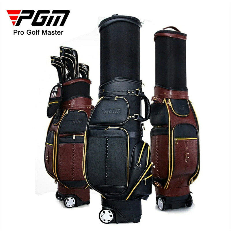 ★PGM定まり品言いはなつ★本革牛皮キャディー御徒面子 大収容能力5.0kg/6取り分ける口枠 ゴルフバッグフードカバー付運動競技ゴルフうしろ側高性質 収容能力 雨合羽 キャディバッグ(手押し車印字機)ゴルフ御徒面子 持ちこたえる 耐久性 高品質 大収容能力 分かりやすい 差し上げ物