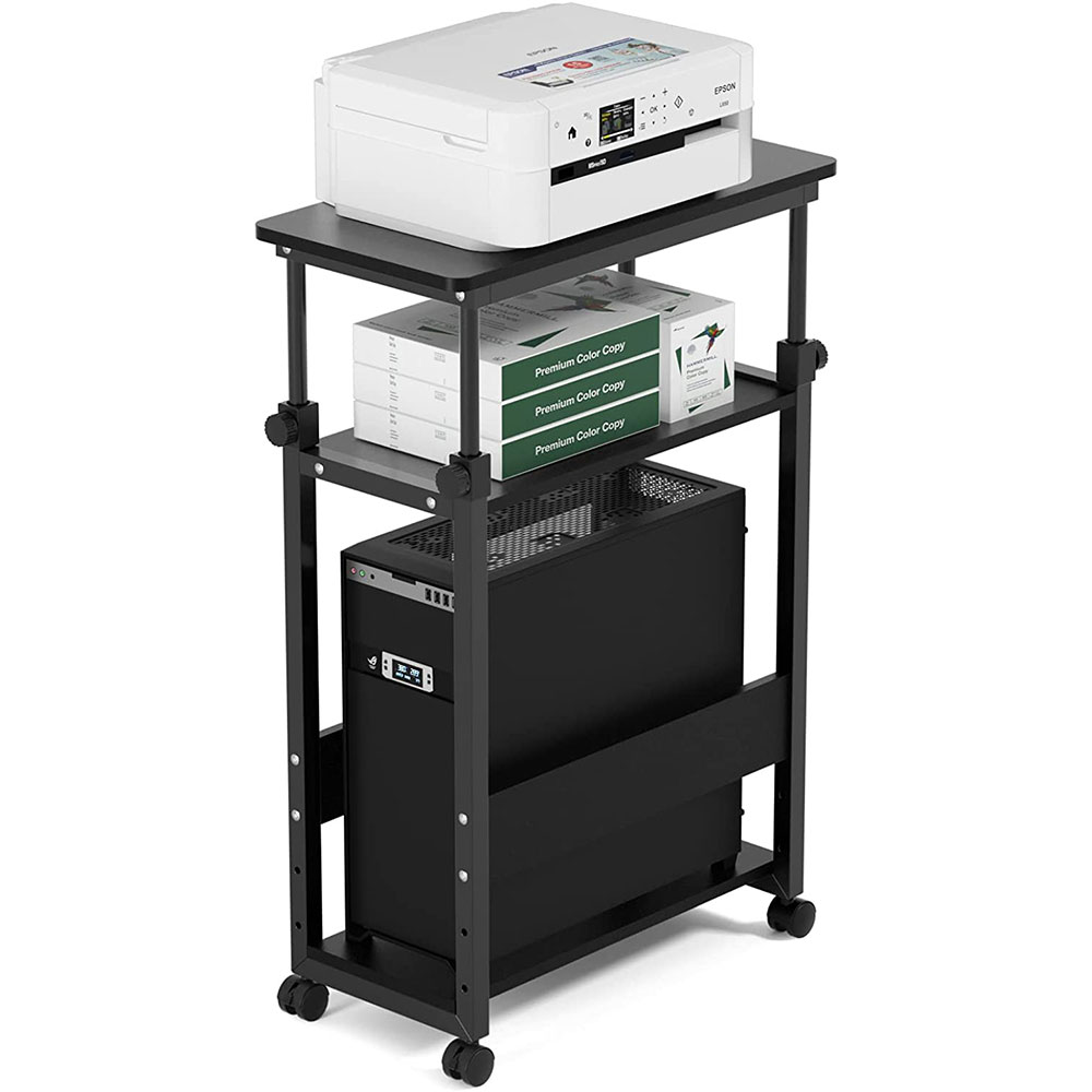 多機能　サイドワゴン　キャスター　PC　プリンター台　デスク 楽天市場】期間限定200円OFF！プリンター台 プリンターラック DEWEL