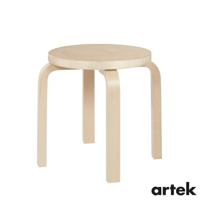ARTEK アルテック　子供用 スツールNE60 （椅子） 4本脚　バーチ　Stool NE60 北欧 家具 フィンランド インテリア イス チェア アルヴァ・アアルト スタッキング おしゃれ シンプル コーヒーテーブル 正規販売店