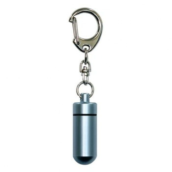 ペット供養 遺骨カプセル 中 キーホルダー ライトブルー H3.8cm 10入 060366【代引不可】
