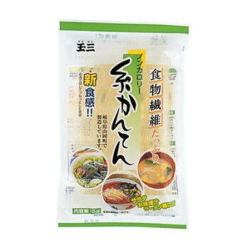 玉三　ノンカロリー糸寒天15g×60個　1320【代引不可】