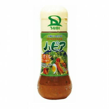 サンダイナー食品 ドレッシング ハピア(ノンオイル) 230ml 20本 003【代引不可】｜壱番館STORE