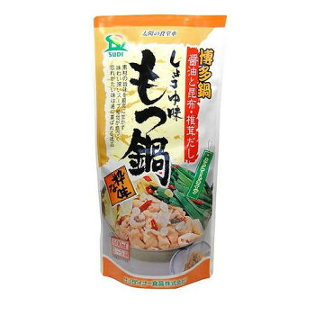 サンダイナー食品 鍋つゆ もつ鍋(しょうゆ) 600ml 20枚 323【同梱・代引き不可】