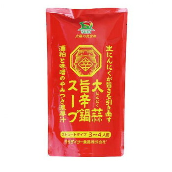 サンダイナー食品 鍋つゆ 大蒜旨辛鍋 600g 20枚 493【同梱・代引き不可】