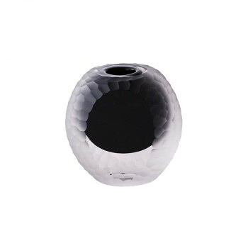 ミュールミル 花器 アルマ カット 黒 CG-618Bk【代引不可】