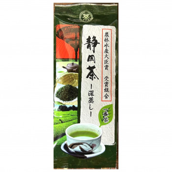 菱和園 受賞茶園の静岡茶(深蒸し) 一番茶(リーフ茶) 100g 10袋【代引不可】