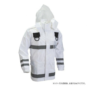 船橋(フナハシ) レインウェア  安全性のある雨水 (フルハーネス遣りかた)  FS-6000FH  白いこと  4L【代引不可】