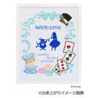 オリムパス ディズニーつづき物 切地縫いめししゅうキット ウェルカムボード 可笑しいのステートのアリス 7467 同 束 代価引立て不可 Hotjobsafrica Org