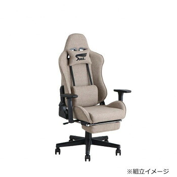 【当選確からしさ1/2！最大限度100%尖んがりうしろ側 11日1:59迄】 東馬(TOHMA) SeAGA-04 ゲーミングチェア BE ベージュ 54684020【代引不可】