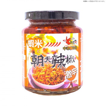 友盛貿易 老騾子 蝦米朝天辣椒 240g&times;24本 0210217【代引不可】｜壱番館STORE
