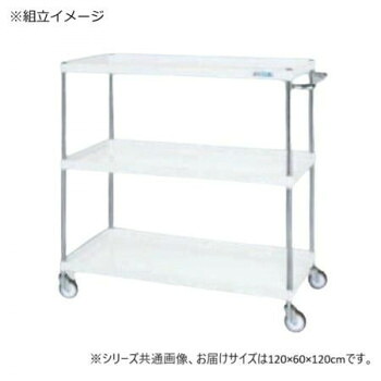 サカエ CSパール手押し車中量手合い パール白いこと CSP-12123SEW【代引不可】