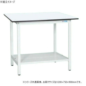サカエ 軽さ立御役目台KAD印字機 抗菌製作 1200×750×900粍 KAD-127TMW【代引不可】