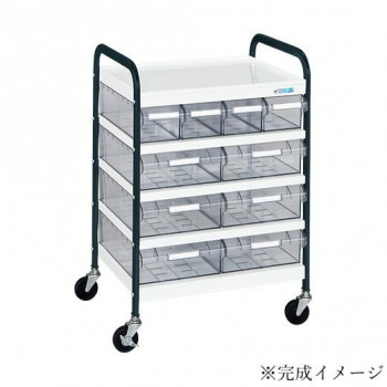 サカエ CSワゴン透明ボックス付 CSA-46TWD【代引不可】｜壱番館STORE