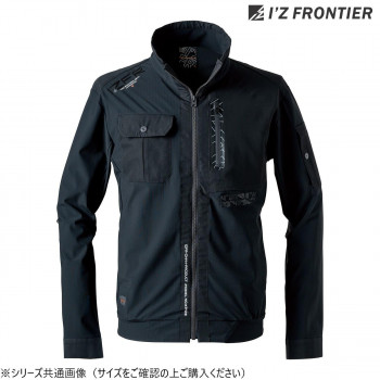 アイズフロンティア F.ストレッチワークジャケット 37 ネオブラック L 3428【代引不可】