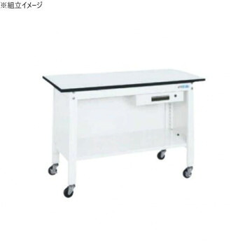 【当選確からしさ1/2！最大限度100%尖んがりうしろ側 11日1:59迄】 サカエ 一人用やり方台CPB手合い ポリエステル天板 1200×600×810粍 パール白いこと CPB-126AW【代引不可】