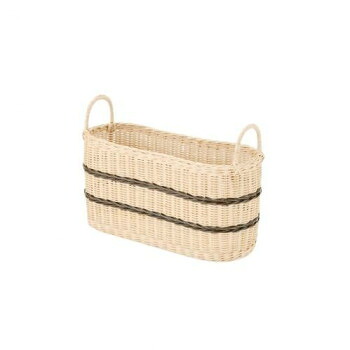 今枝商店　Romantic Rattan　籐スリッパバスケット　R232【同梱・代引き不可】