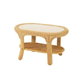 今枝商店　Romantic Rattan　籐テーブル　T128【同梱・代引き不可】