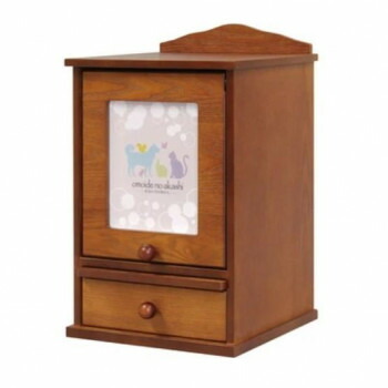 ペット仏壇 手元供養 メモリアルBOX S ブラウン H36.4cm 060854【代引不可】