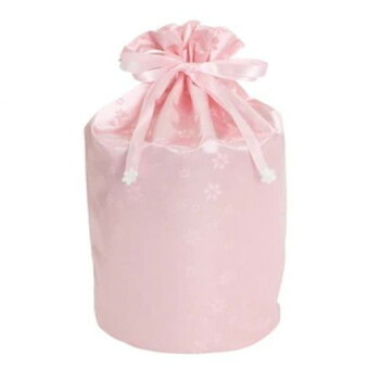 ペット供養 巾着袋 麻の葉 ピンク 5寸 8入 060878【代引不可】｜壱番館STORE