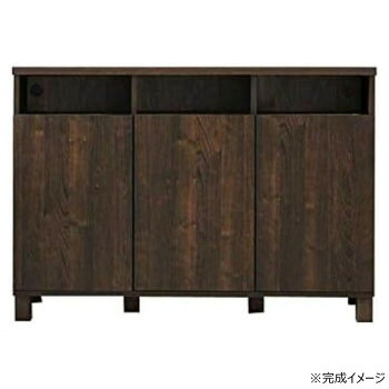 日本製精神的な統合調度品 リビングゲーム盤 納める押し入れ CO-NC-8011CT まっ黒い赤銅色【代引不可】