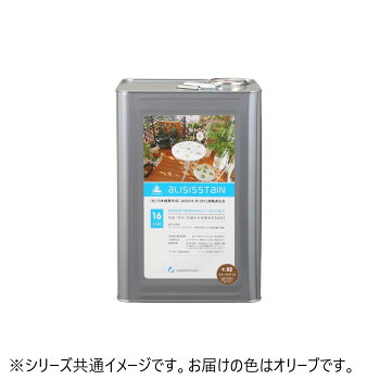 【当選確からしさ1/2！最大限度100%尖んがりうしろ側 11日1:59迄】 材木保護することえの具 (油性)アリシスステイン16L オリーブ【代引不可】