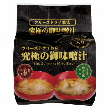 おすすめ 味の坊 究極の御味噌汁 玉ねぎ わかめ 10食 12個セット Fucoa Cl