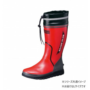 福山ゴム工業 カジュアルショートブーツ　ビーンズクラブ 102　Lレッド AA80900【代引不可】
