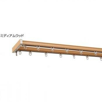 とっ始め覆いかぶせる付 窓かけ軌跡 グレンディアス 2MW ミディアムウッド・I2251【同梱・代引っ張ること不可】
