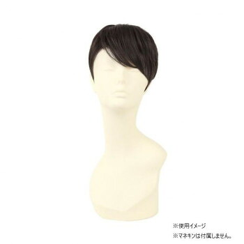 プリシラ 男性用5分ウィッグ ストレートショート 耐熱 ショコラブラック GB-21-TCK【同梱・代引き不可】