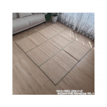 ダイニングラグ Exiga エクシーガ Natural ナチュラル 230×230【代引不可】|壱番館STORE