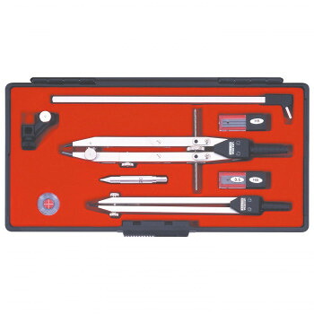 KD型製図器　QB　9品組　010-0007【代引不可】｜壱番館STORE