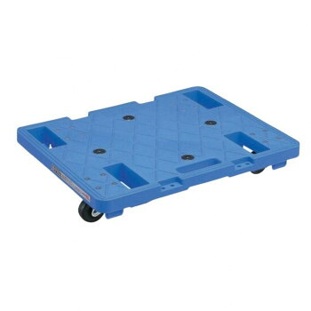 サカエ キャリースタッキング遣りかた 4輪自在印字機 600×480×107粍 青み SC-600RB【代引不可】