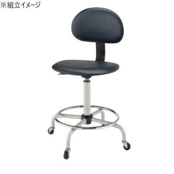 【当選確からしさ1/2！最大限度100%尖んがりうしろ側 11日1:59迄】 サカエ 進め方用ワークチェアー キャスター 裏付 390×420×534粍 C3C-BKN【代引不可】