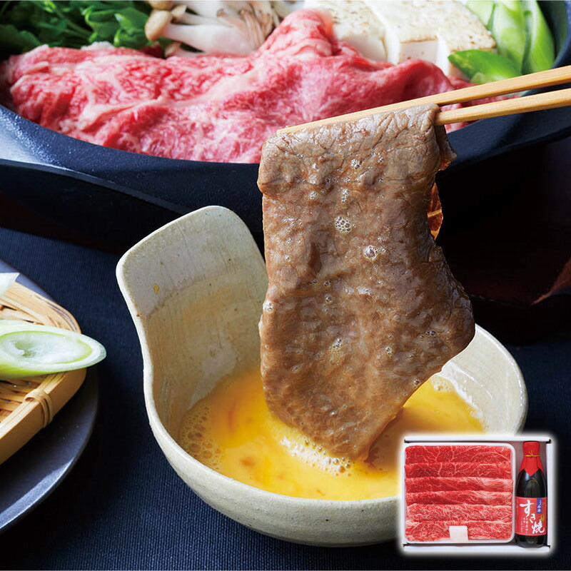 松阪牛すき焼き食べ比べ&今半割下セット 360g(もも、バラ、カタ 各120g)|壱番館STORE