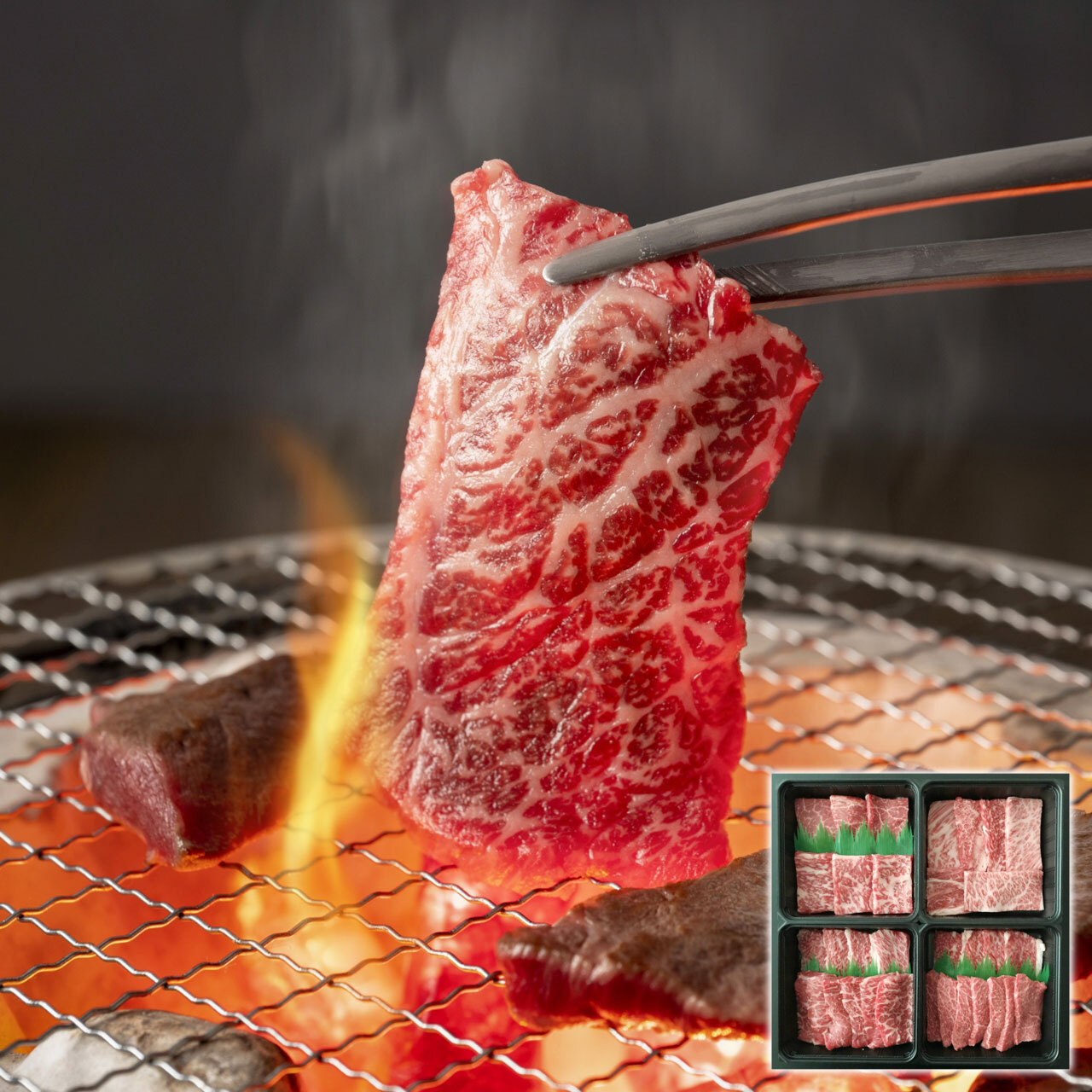 蔵王牛焼肉一頭盛り 肩ロース、モモ、バラ 各100g、ヒレ、ロース 各50g｜壱番館STORE 8,183円