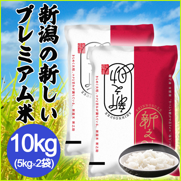 新米・令和5年産 新潟 新之助 白米5kg6個☆農家直送☆色彩選別済30の+