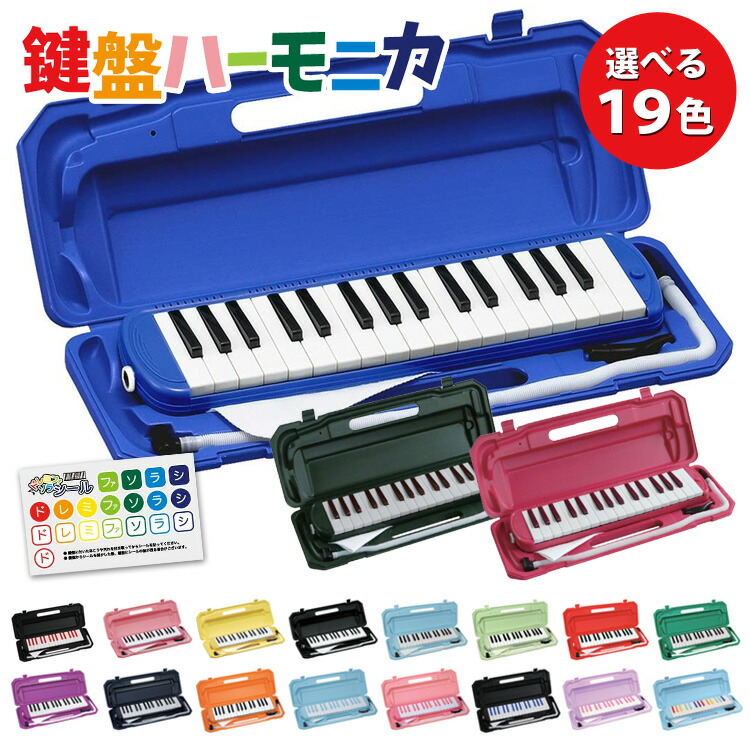 Blau tragbare Mundharmonika 27-Key Note Wind Klavier Melodica f