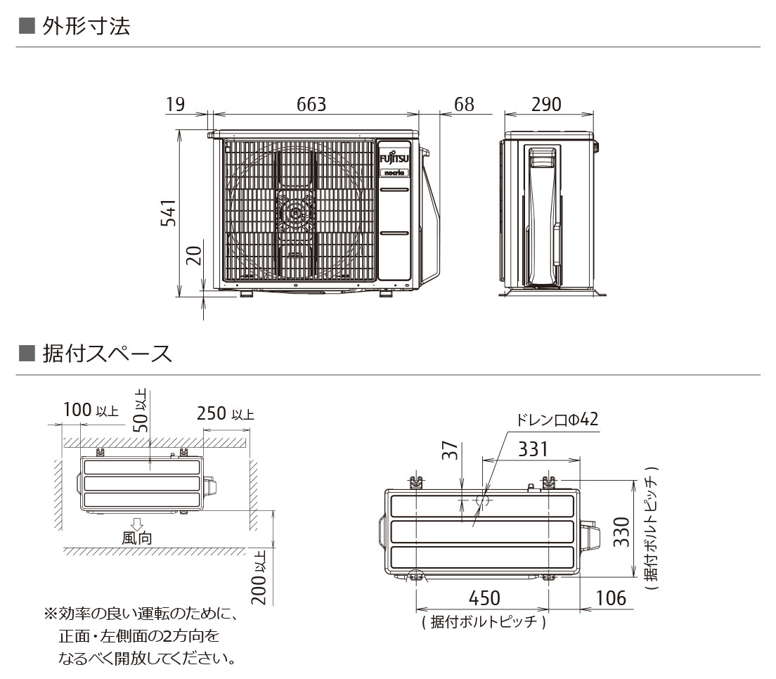 楽天市場 エアコン Nocria ノクリア 8畳用 冷暖房 富士通ゼネラルホワイト As C25j W 代引不可 壱番館ｓｈｏｐ