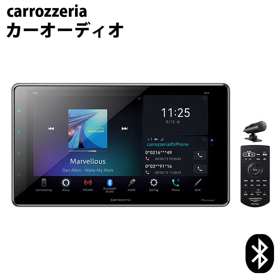 P5倍 19日 00 23日1 59 Carrozzeria Bluetooth Usb チューナー 9inch