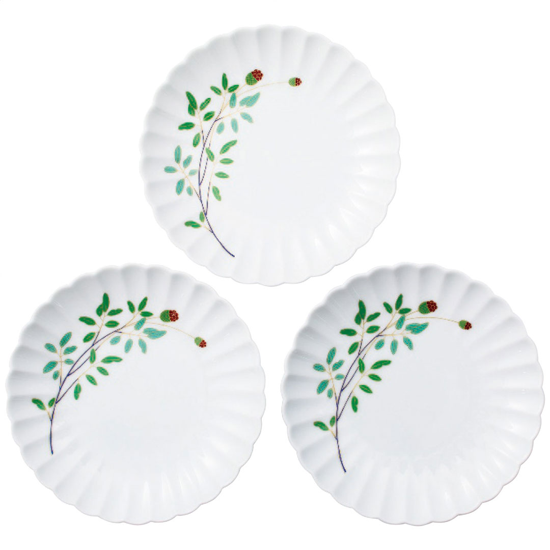 楽天市場】【メーカー直送】香蘭社 われもこう ペア中鉢 三つ組銘々皿