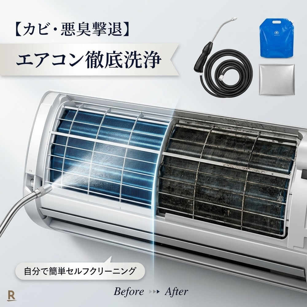 【2026年モデル】【当日出荷】 エアコン洗浄セット エアコン掃除セット エアコンクリーニングキット エアコン洗浄キット コードレス 高圧洗浄機 充電式 洗浄ガン ポータブル洗浄ガン 電動スプレー 高圧噴霧器 エアコン洗浄 排水ホース付き DIY カビ取り｜一木良品　店
