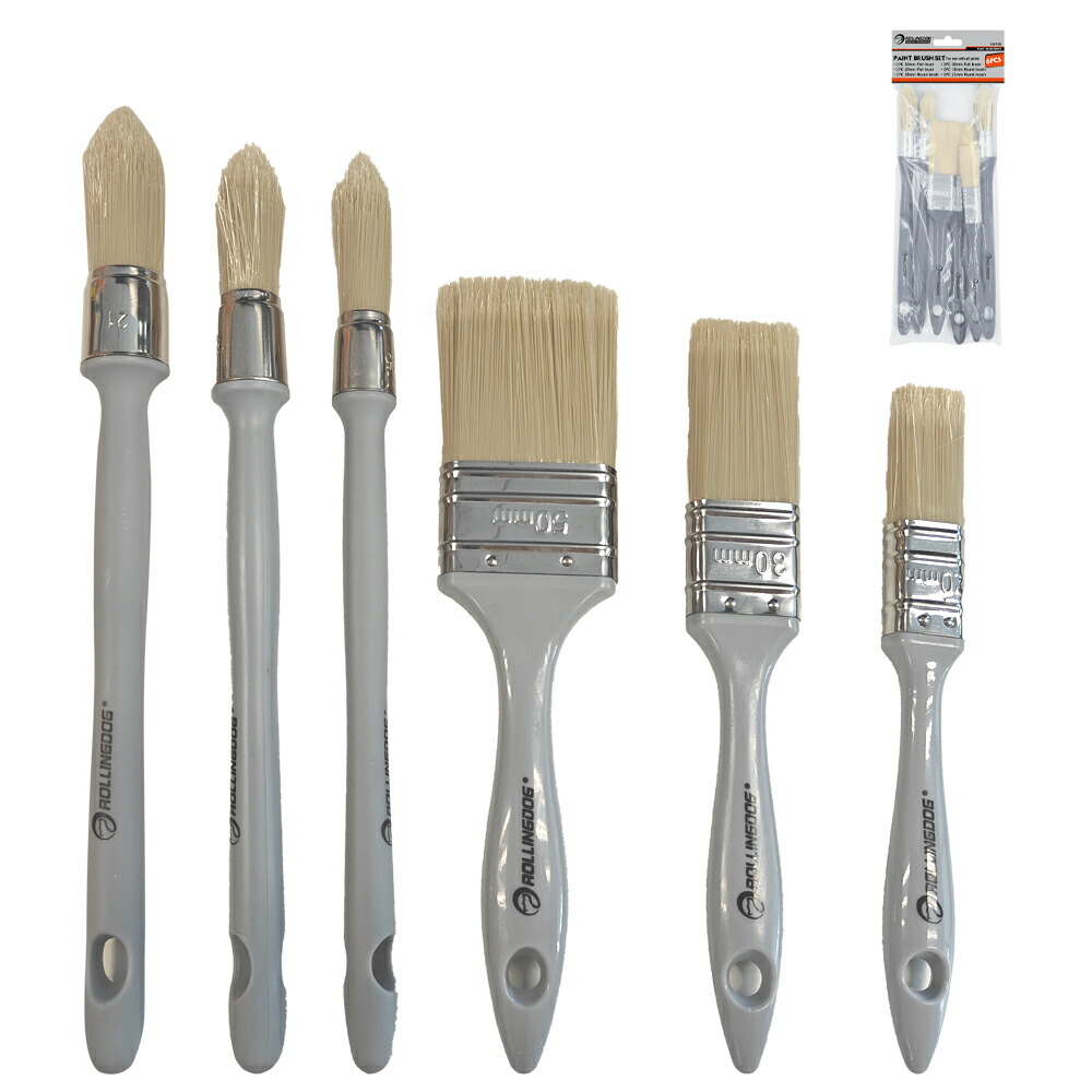 刷毛　はけ　筆 楽天市場】ROLLING DOG ペイントブラシ ペンキ ハケ 万能刷毛 塗装用