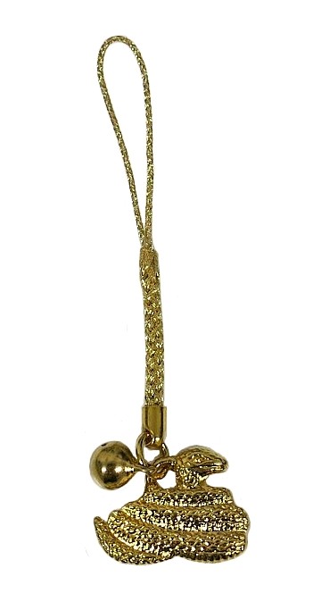 楽天市場】十二支根付 蛇（へび） 金色 ゴールド 【金色 台紙付き