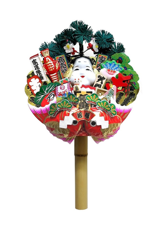 開運 縁起物 熊手 六寸バケ熊手 約62cm（沖縄送料+1000円）