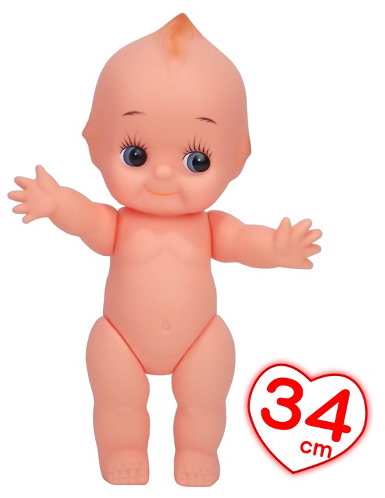 楽天市場 国産 キューピー人形 34cm 裸キューピー人形 キューピッド ウェルカムドール 着せ替え キューピー 人形の一藤