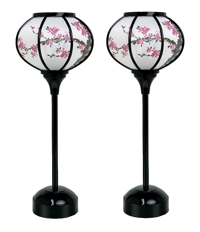【雪洞】ＬＥＤ コードレス 「墨絵桜」 29珊