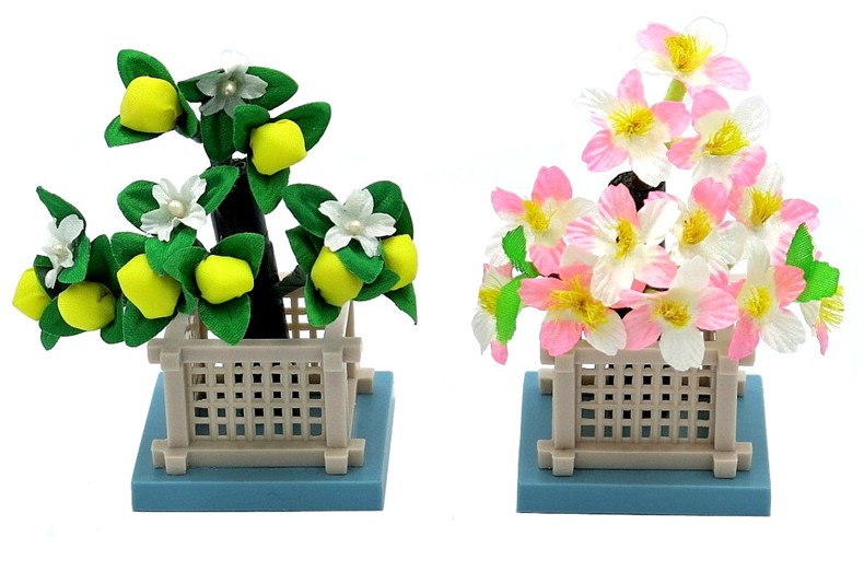 【SALE／81%OFF】 雛人形 豆桜橘 1号 高さ約8.5cm 単品販売 ひな人形 初節句 雛道具 紅梅白梅 三宝 ぼんぼり 雪洞 毛氈 新入荷 流行 屏風