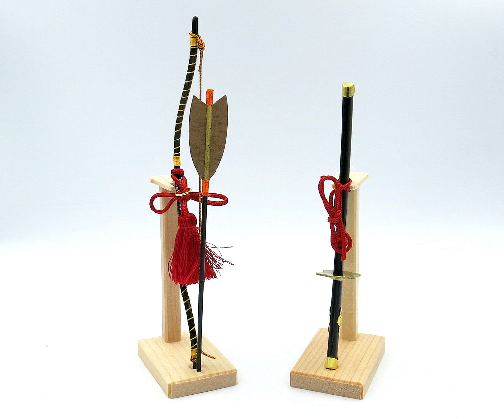 楽天市場】五月人形 兜飾りのお道具【弓太刀セット8号】小道具 単品