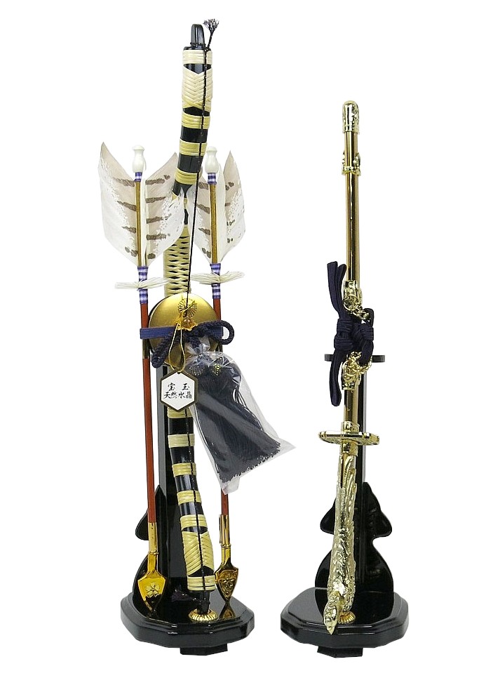 楽天市場】【 訳あり品 】B級品 鯉印 弓太刀 13号 五月人形 鎧飾 兜飾